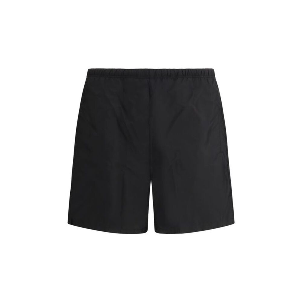 Prada Black Recycled Polyamide Swim Men's Shorts